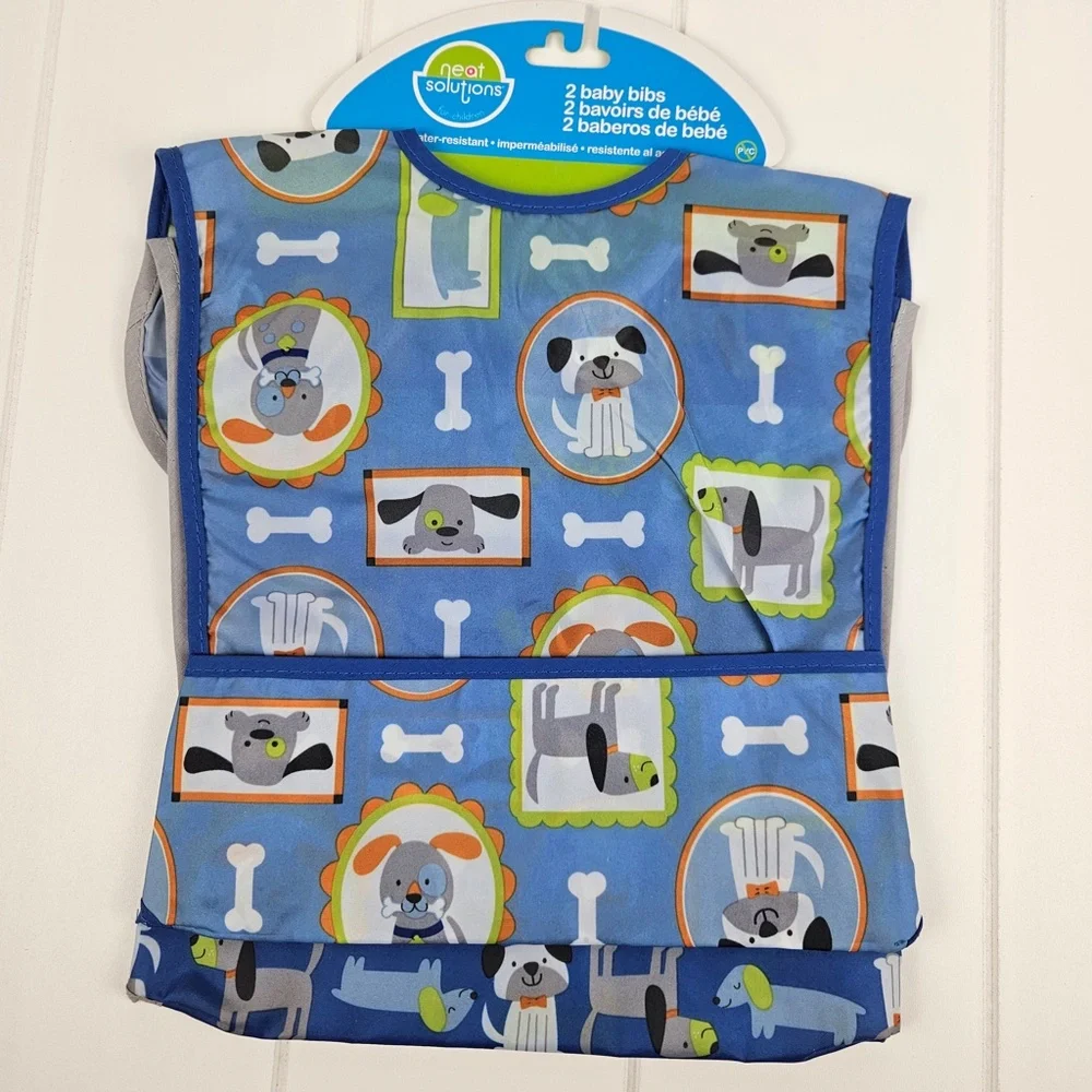 Neat Solutions: 4 Water-Resistant Baby Bibs